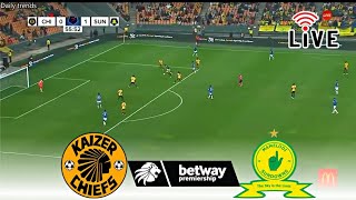 🔴LIVE  KAIZER CHIEFS vs MAMELODI SUNDOWNS  Betway Premiership 202425 Goals amp Extended Highlights [upl. by Jobie352]