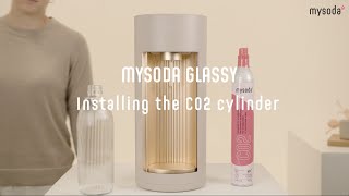 mysoda Glassy氣泡水機如何更換鋼瓶 [upl. by Nidak267]