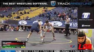 Junior 120 Jake Svihel Pinnacle Vs Eric Barnett Wisconsin [upl. by Kunz]