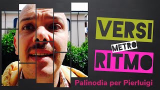 Versi metri prosodia metrica Palinodia a Pierluigi Malizia [upl. by Nhoj]