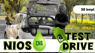 real facts about i10 nios sportz cng after test drive experience  Good or bad [upl. by Lletnohs]