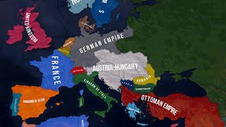 Historical WW1 with Stats 🥰  Hoi4 Timelapse [upl. by Nessnaj]