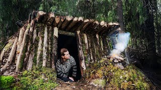 Building a SECRET Underground Shelter 5 Day Bushcraft Camping [upl. by Anica214]