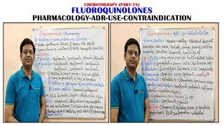 Chemotherapy of Antibiotics Part15 Fluoroquinolones 01  Pharmacology of Fluoroquinolone Drug [upl. by Publius]