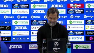 Rueda de prensa Getafe CF vs Levante UD [upl. by Reyaht]