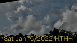 Tonga Volcanic Eruption as seen from Tonga 73 Kilometers Away [upl. by Nirek]