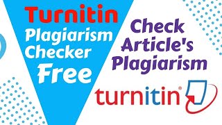 Free Turnitinplagiarism checker [upl. by Raamal91]