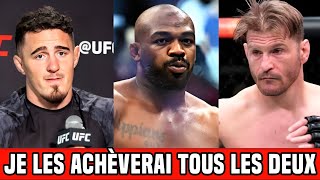 🚨ASPINALL CONFIANT  VATIL DÉTRUIRE JON JONES ET MIOCIC DANS LOCTOGONE [upl. by Shumway882]