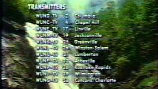 University of North Carolina Television Signoff Summer 1999 [upl. by Weinberg776]