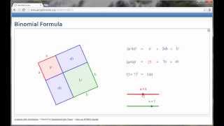 Binomial Formula [upl. by Ainirtak]