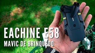 REVIEW DRONE DOBRÁVEL EACHINE E58  BANGGOOD [upl. by Icul]