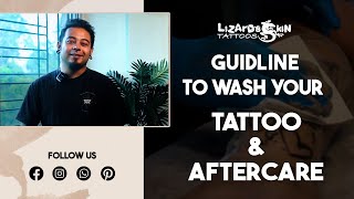 How to wash fresh Tattoo and Aftercare tips [upl. by Tohcnarf76]