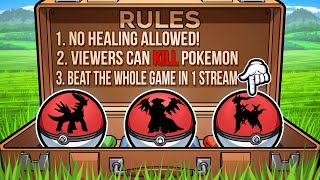 Beating The HARDEST Pokemon Randomizer in 1 Stream Sleeplocke [upl. by Chandler50]