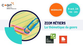 Zoom métier la thématique du genre [upl. by Arym]