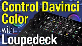 Control Davinci Resolve Color Parameters with Loupedeck [upl. by Herzel478]