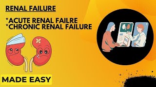 RENAL FAILURE  ACUTE RENAL FAILURE  CHRONIC RENAL FAILURE  NURSING NOTES [upl. by Hannahoj]