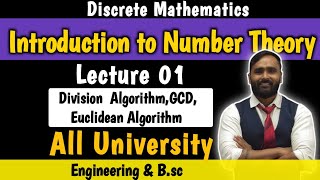 Introduction to Number TheoryLecture 01Division AlgorithmGCDEuclidean AlgorithmPRADEEP GIRI SIR [upl. by Yclehc]