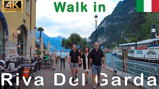 Riva Del Garda  a Northern Gem in the Garda Lake  4K Walking [upl. by Apollo519]