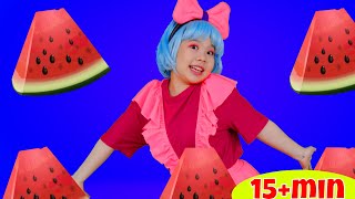 Five Watermelons Song  MORE  Kids Funny Songs [upl. by Bjork]