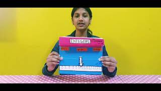 How to make Integer Board with Explanation  Grade 6 Maths Project  By Nithisha [upl. by Treborsemaj340]