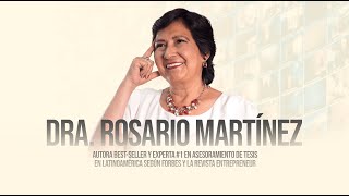 LIVE quotCómo empezar una tesis y elegir un tema adecuadoquot  Dra Rosario Martínez [upl. by Norbert]