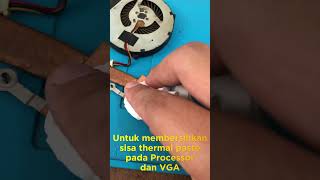 Cara Ganti Pasta Thermal Paste Processor dan VGA Laptop Dell Inspiron 3442  KRYONAUT THERMAL [upl. by Swithbert]