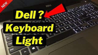 How to Turn On Keyboard Backlight On Dell  Enable Keyboard light  Easy [upl. by Ahsekam]