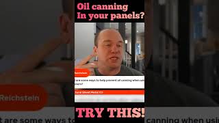 Help Prevent Oil Canning with THIS ONE TRICK [upl. by Annol]