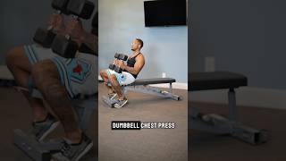 Flat DB chest press chestexercises chestpress chestworkout [upl. by Osrick]