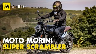 Moto Morini Super Scrambler 1200 TEST Esperienza sensoriale [upl. by Veal257]