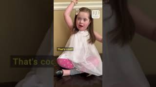 Little Girl With Down Syndrome Gives Heartwarming Message [upl. by Hobart]