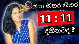 ඇයි 11  11 ඔයාව තෝර ගත්තේ විශ්වය ඔබට කියන්නේ කුමක්ද lawofattraction sinhala [upl. by Sumahs733]