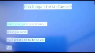 Una lunga storia damore  Gino Paoli  karaoke tonalità femminile 4 [upl. by Teik]