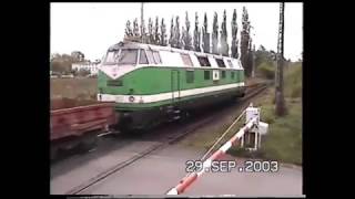 Bahnalltag in Großenhain im September bis Oktober 2003  mit V200 V180 und Ludmilla [upl. by Gilges]