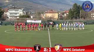 Highlights  WFC Shkendija  WFC Istatov 21  Macedonian first womens league  23032024 [upl. by Htur]