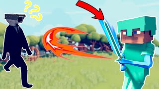 CAMERAMAN TEAM vs MINECRAFT TEAM  Totally Accurate Battle Simulator TABS [upl. by Tanney]