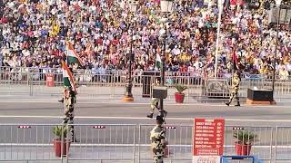 Wagah Border Parade with BSF Atari Amritsar 3 [upl. by Kimitri]