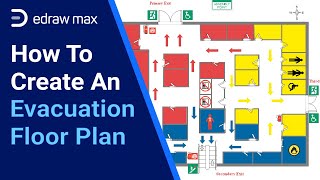 How to Make an Evacuation Floor Plan  EdrawMax [upl. by Adaiha565]