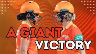 A Giant win for Gujarat  GUJ vs BLR Match Review  Anjum Chopra  Powered by SportsX9 [upl. by Ardnos]