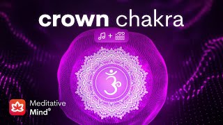 CROWN CHAKRA Healing Vibrations  Ocean Sounds  Awaken Kundalini Activate Pineal Gland [upl. by Ecille]