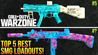 WARZONE New Top 5 BEST META SMG LOADOUTS After Update WARZONE Best Setups [upl. by Tonneson]