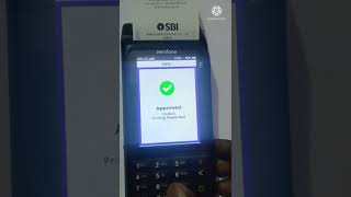 How to SBI POS Machine V240m Transaction and settlement [upl. by Erodasi546]