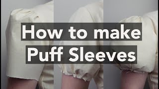 How to make Puff Sleeves tutorial [upl. by Tsui]