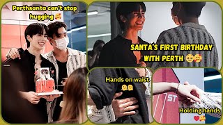 Santa’s First Birthday With Perth  PerthSanta Sharing Clothes [upl. by Ymmor414]