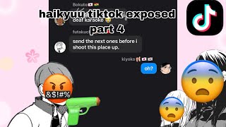 haikyuu tiktok exposed part 4some ships included [upl. by Sayette391]