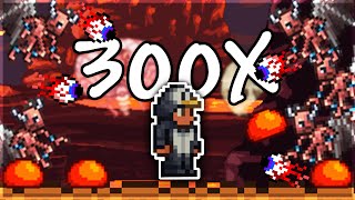 Master Mode Terraria with 300x Spawn Rates is Impossible [upl. by Bluefield214]