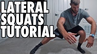 How to Perform Lateral Squats  Bodyweight Exercise Tutorial [upl. by Vanya]