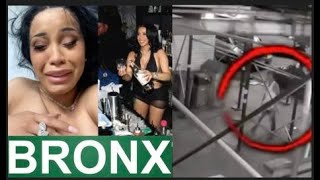 Cardi B Caught Getting Ch33k Klapped By Steffon DiggsBronx Man Caught Trying To [upl. by Steffie]