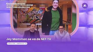 Jey Mammon se va de NET TV  Minuto Neuquén Show [upl. by Yenalem]