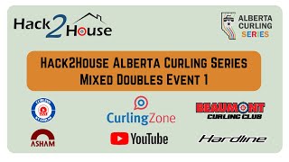 DongFei vs HanWang  SEMIS  Hack2House Alberta Curling Series Doubles Event 1 3 [upl. by Munster323]